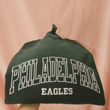 Embroidered Varsity Letters Philadelphia Eagles Sweatshirt or T-Shirt
