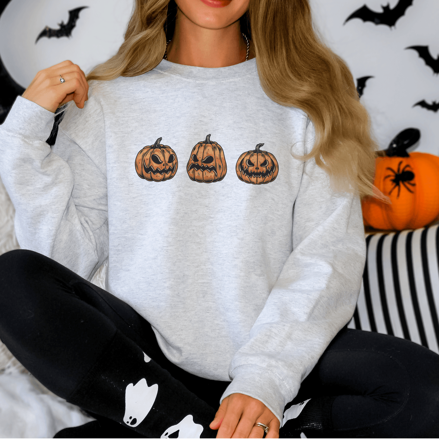 Halloween Jack O' Lantern Sweatshirt
