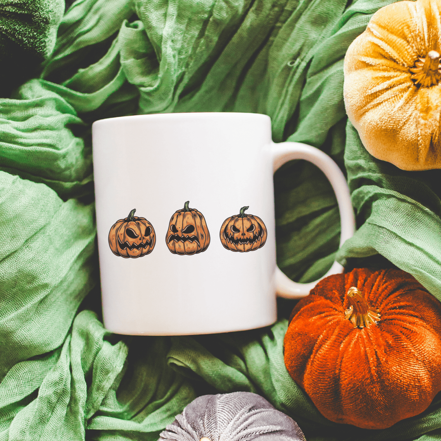 Jacked O' Lantern Handthrown Mug