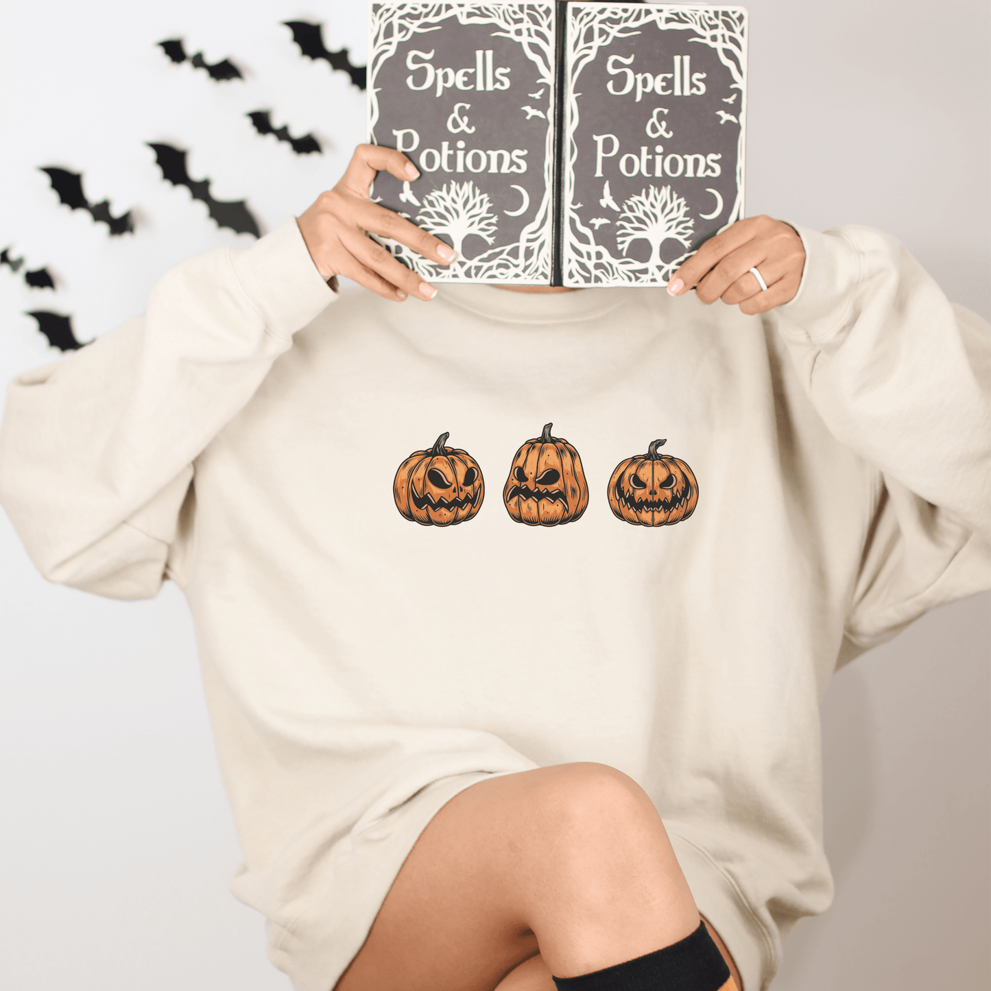 Halloween Jack O' Lantern Sweatshirt