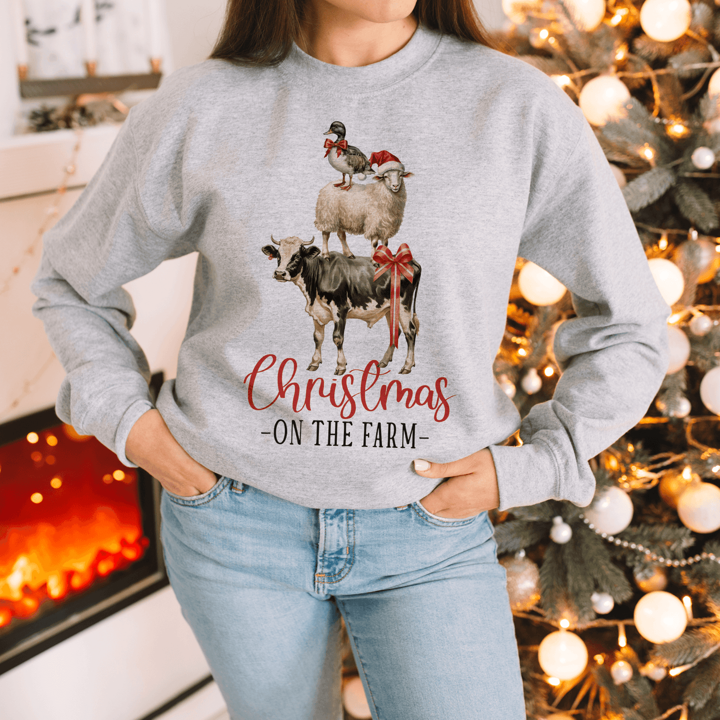Farmstead Festive Crewneck Sweatshirt