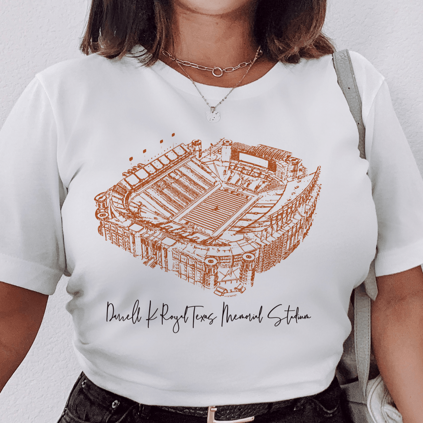 Longhorn Legacy Darrell K Royal Texas Memorial Stadium T Shirt