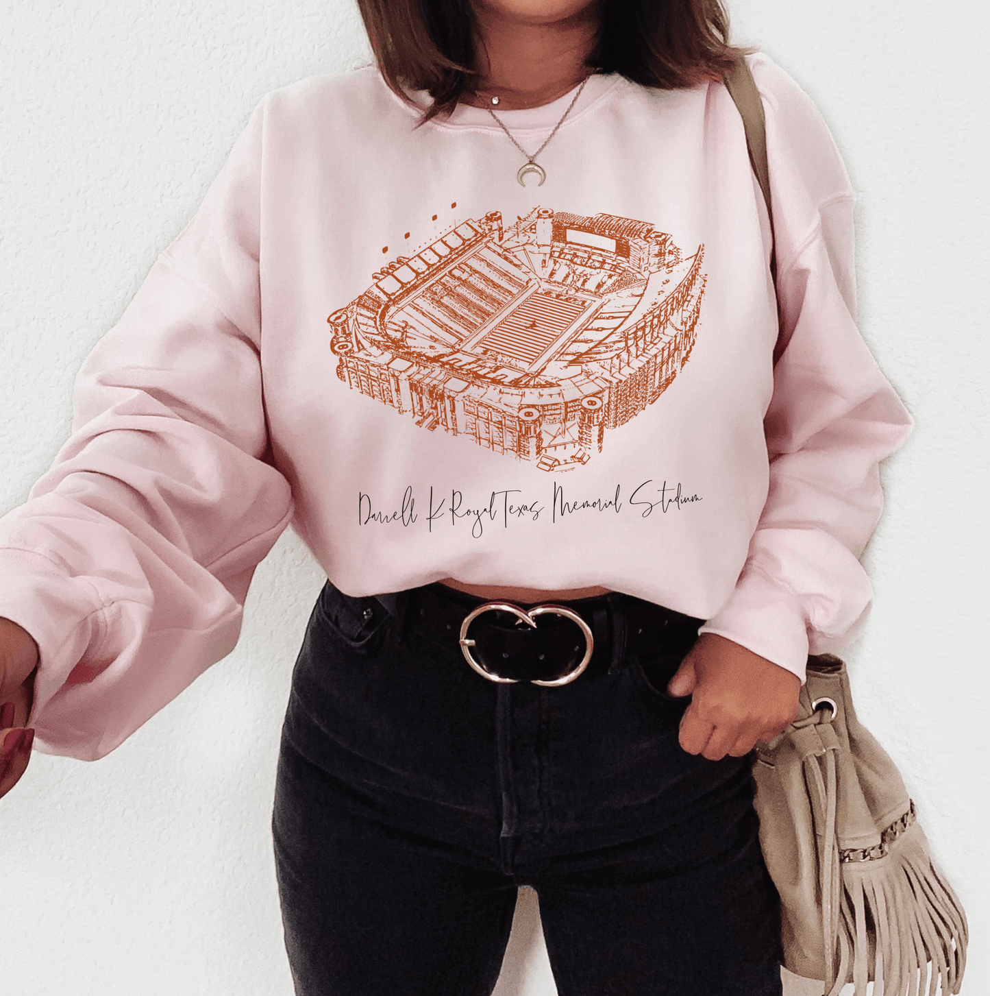 Longhorn Legacy Darrell K Royal Texas Memorial Stadium Sweatshirt