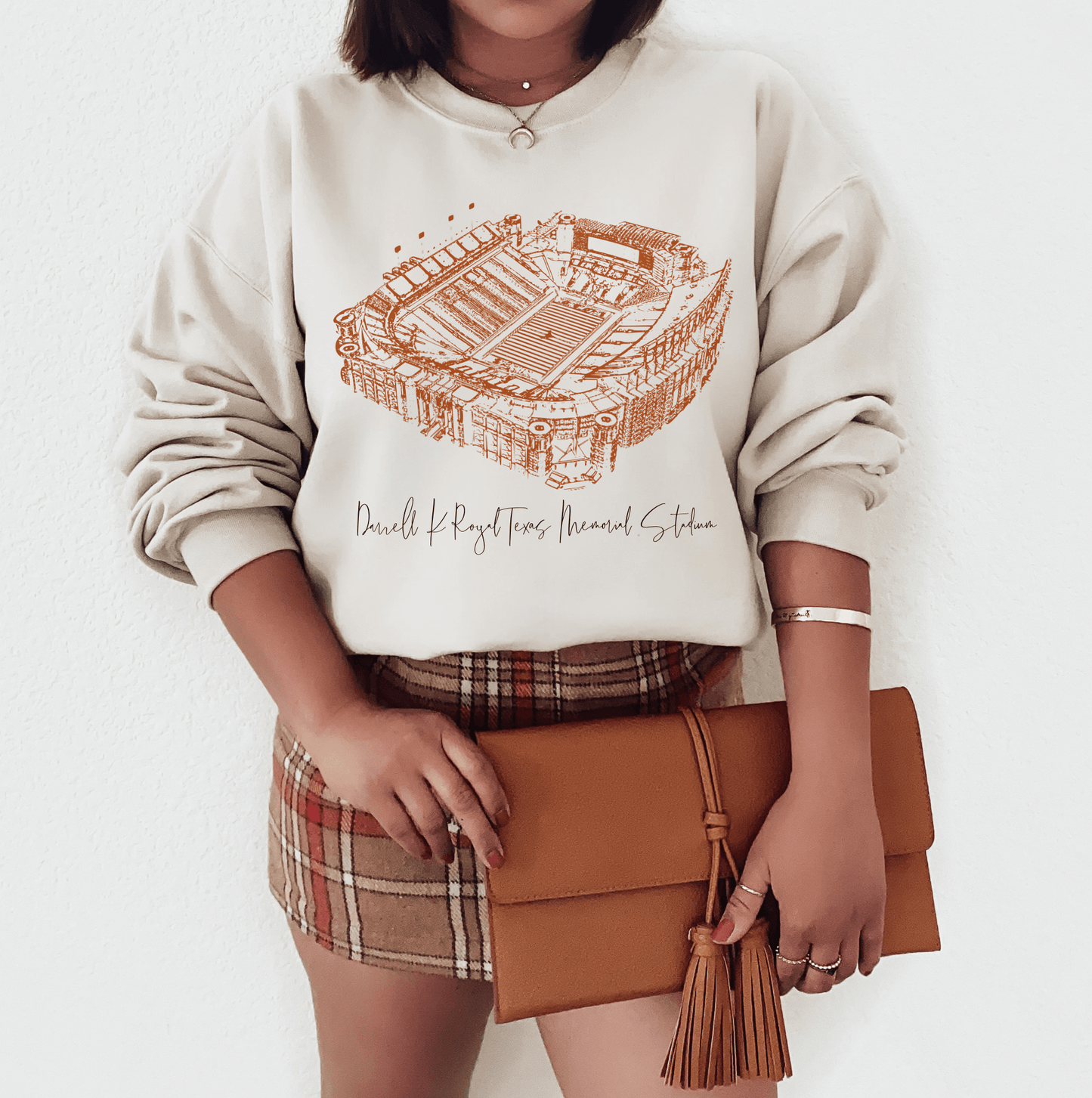 Longhorn Legacy Darrell K Royal Texas Memorial Stadium Sweatshirt