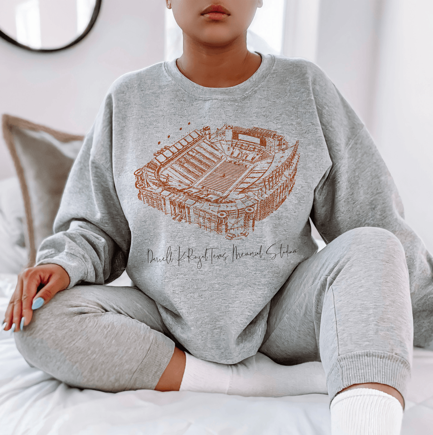 Longhorn Legacy Darrell K Royal Texas Memorial Stadium Sweatshirt