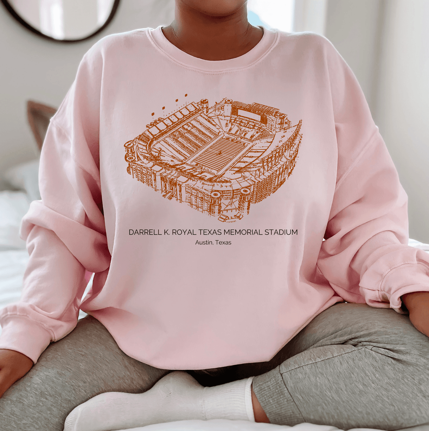 Longhorn Legacy Darrell K Royal Texas Memorial Stadium Sweatshirt