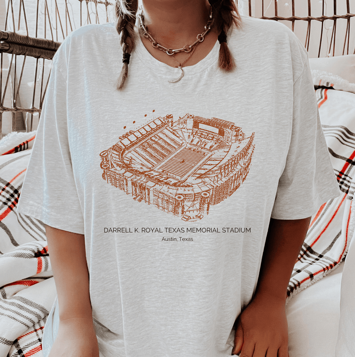 Longhorn Legacy Darrell K Royal Texas Memorial Stadium T Shirt