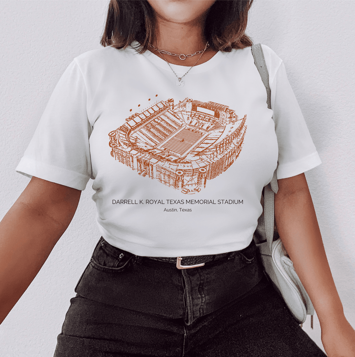 Longhorn Legacy Darrell K Royal Texas Memorial Stadium T Shirt