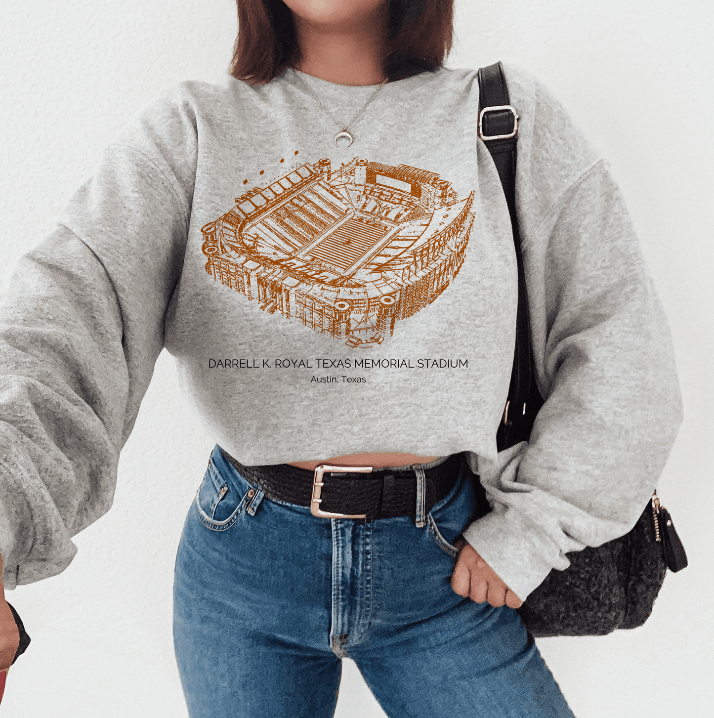 Longhorn Legacy Darrell K Royal Texas Memorial Stadium Sweatshirt