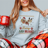 Christmas Furry and Bright Holiday Sweatshirt