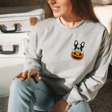 Frenchie Jack O' Lantern Pocket Sweatshirt