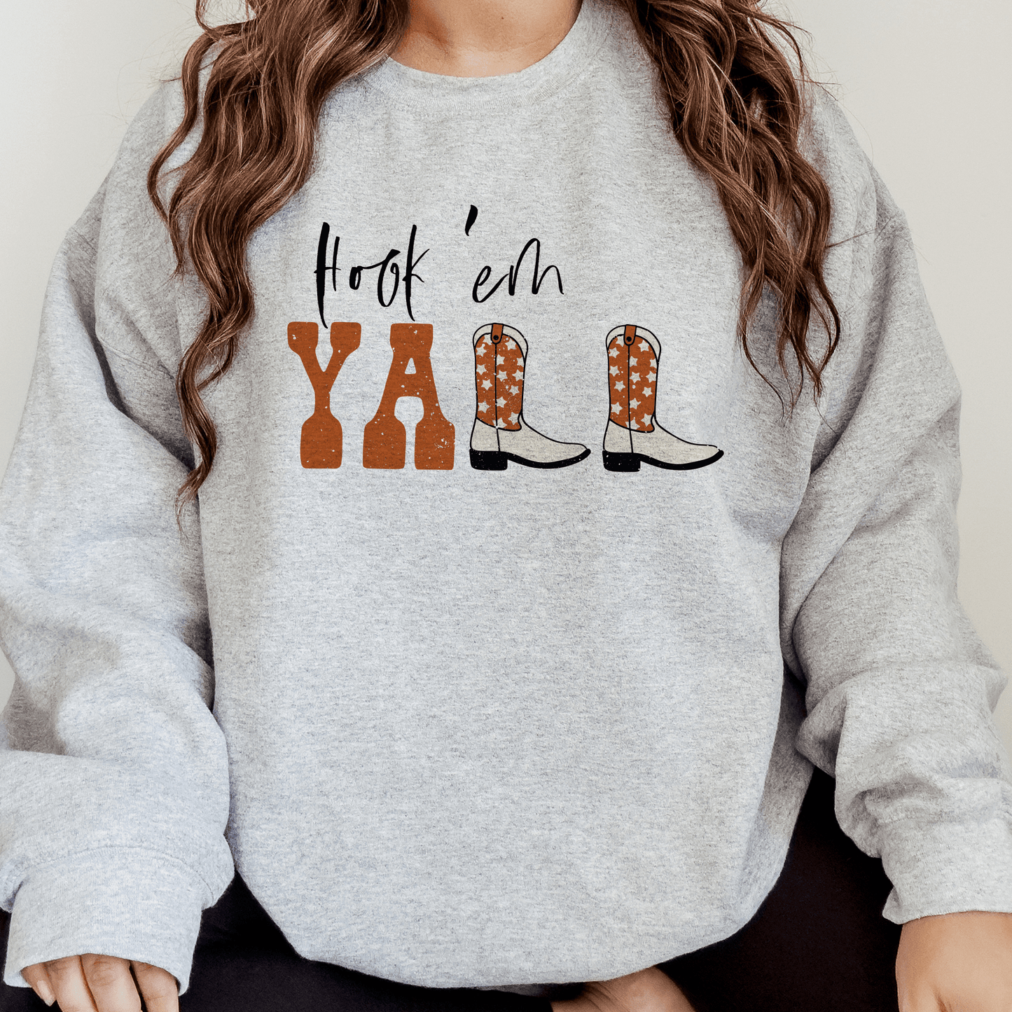 Longhorn Pride 'Hook 'em Y'all' UT Austin Edition Sweatshirt