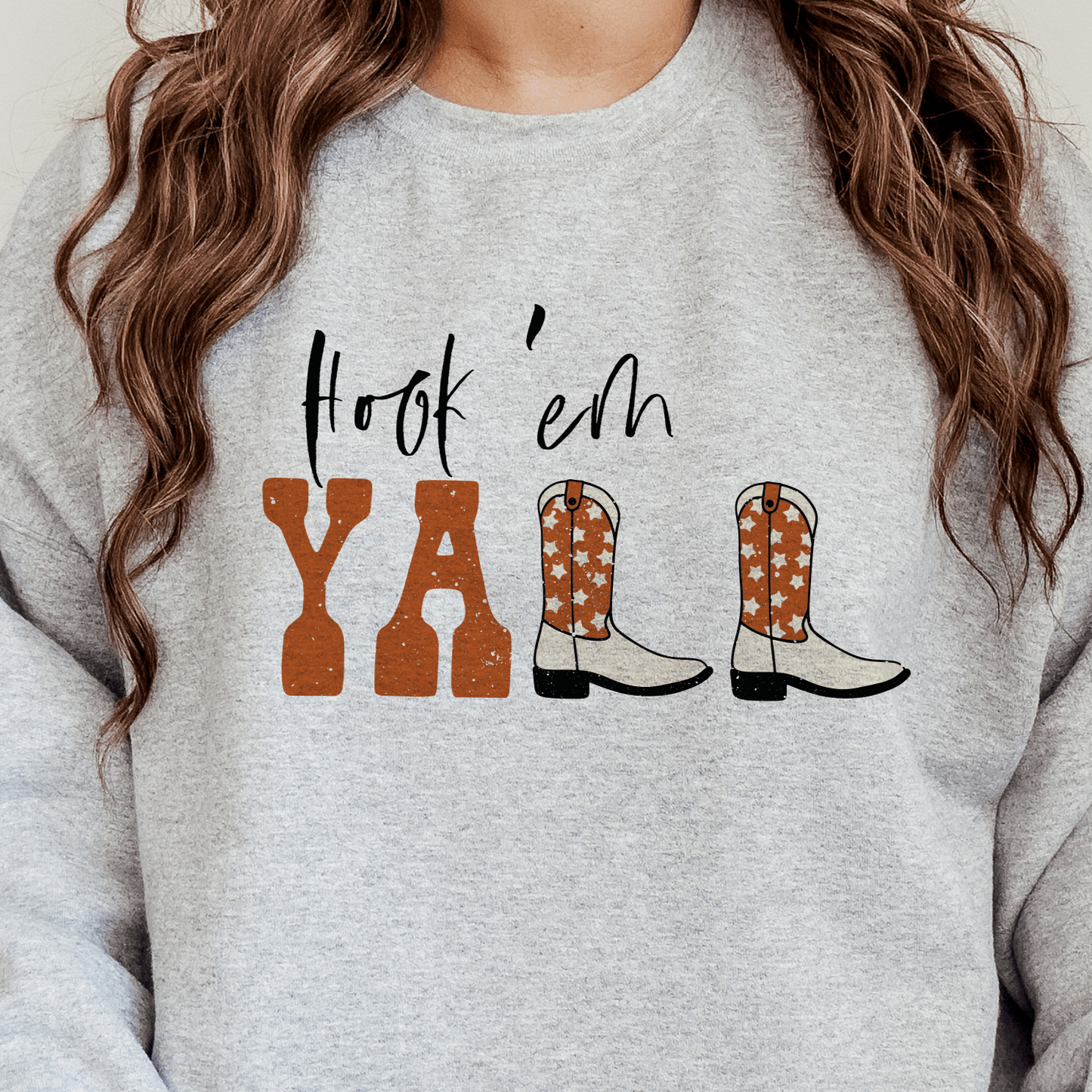 Longhorn Pride 'Hook 'em Y'all' UT Austin Edition Sweatshirt