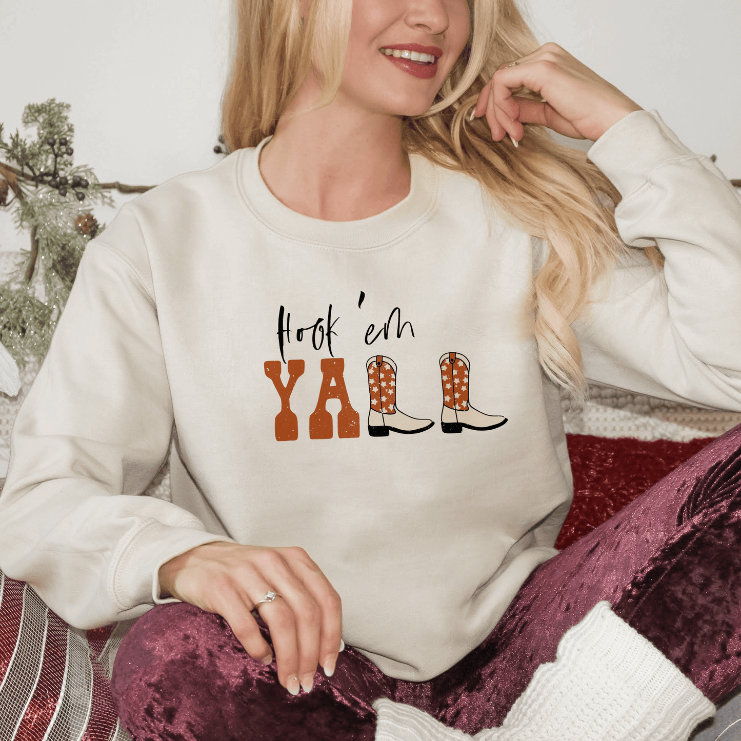 Longhorn Pride 'Hook 'em Y'all' UT Austin Edition Sweatshirt
