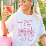Pink Iced Coffee Girly T Shirt