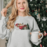 Retro Santa's Festive Mug Christmas Sweatshirt