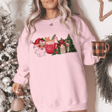 Retro Santa's Festive Mug Christmas Sweatshirt