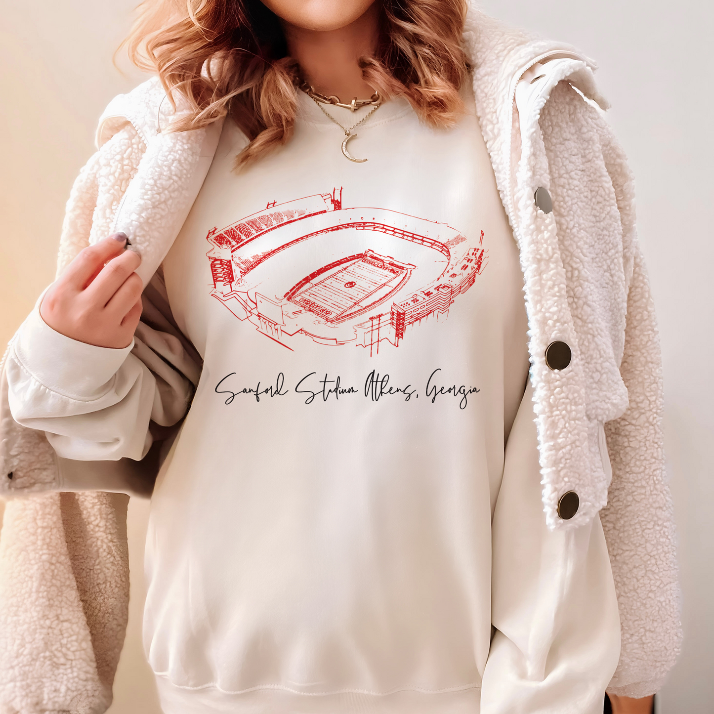 Sanford Stadium Athens Georgia Sweatshirt