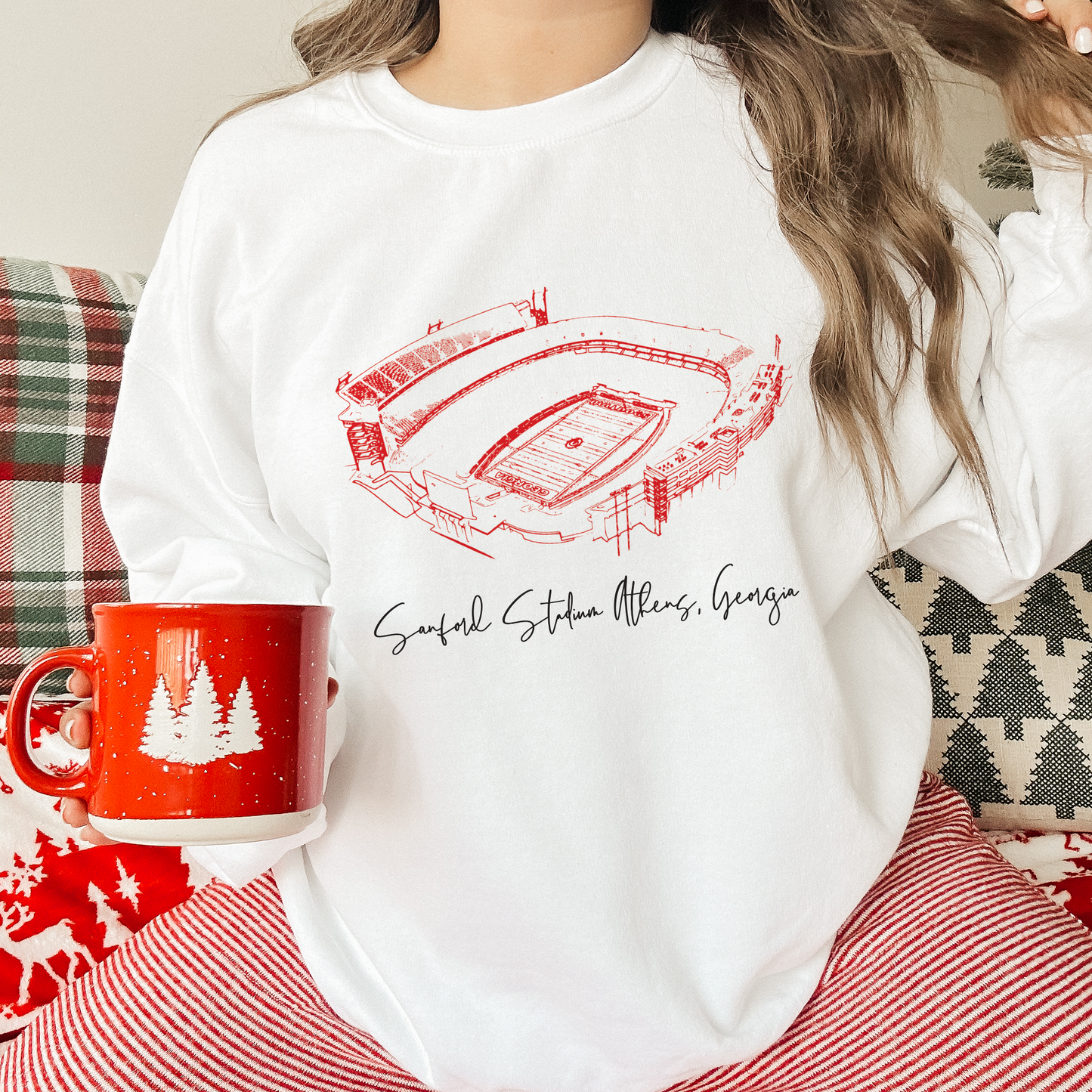 Sanford Stadium Athens Georgia Sweatshirt