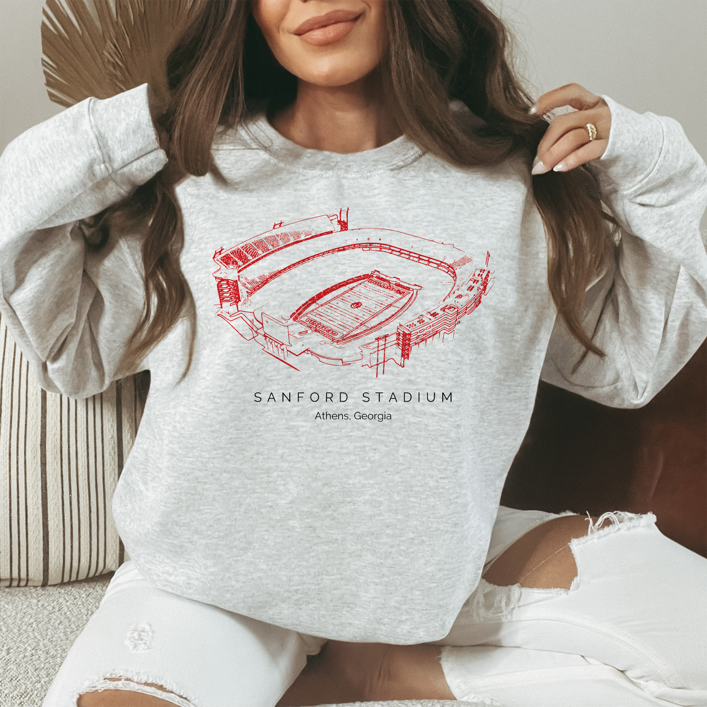 Sanford Stadium Athens Georgia Sweatshirt
