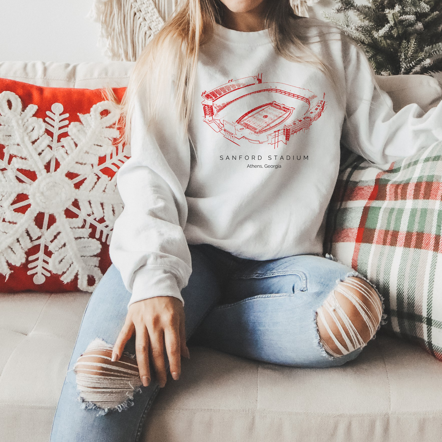 Sanford Stadium Athens Georgia Sweatshirt