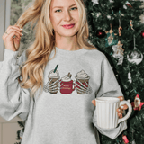Christmas Skeleton Frap Delight Sweatshirt