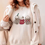 Christmas Skeleton Frap Delight Sweatshirt