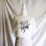 Texas Cowgirl heart and Hat T Shirt