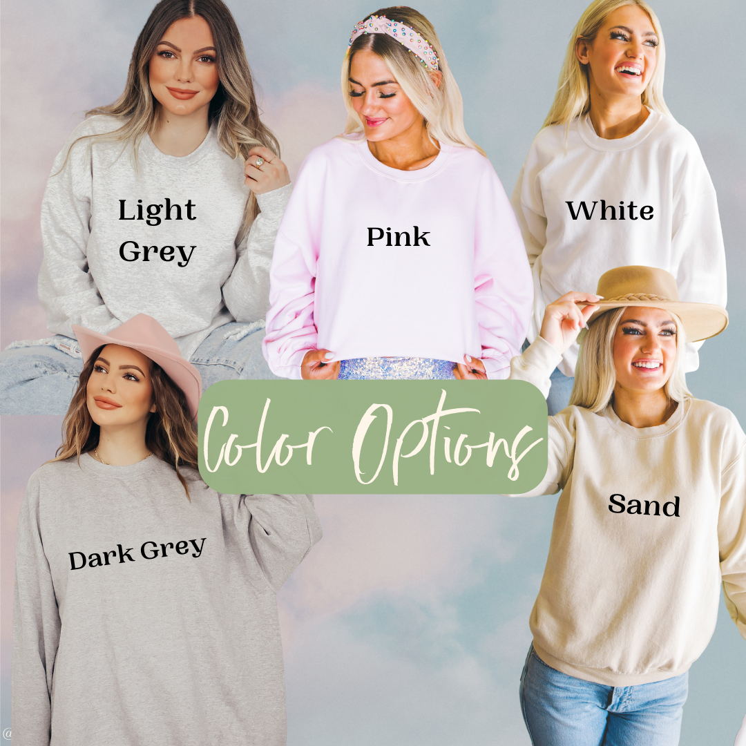 Whimsical Festive AF Holiday Sweatshirt