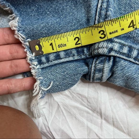 Lee distressed high waisted Cutoffs. Size 30
