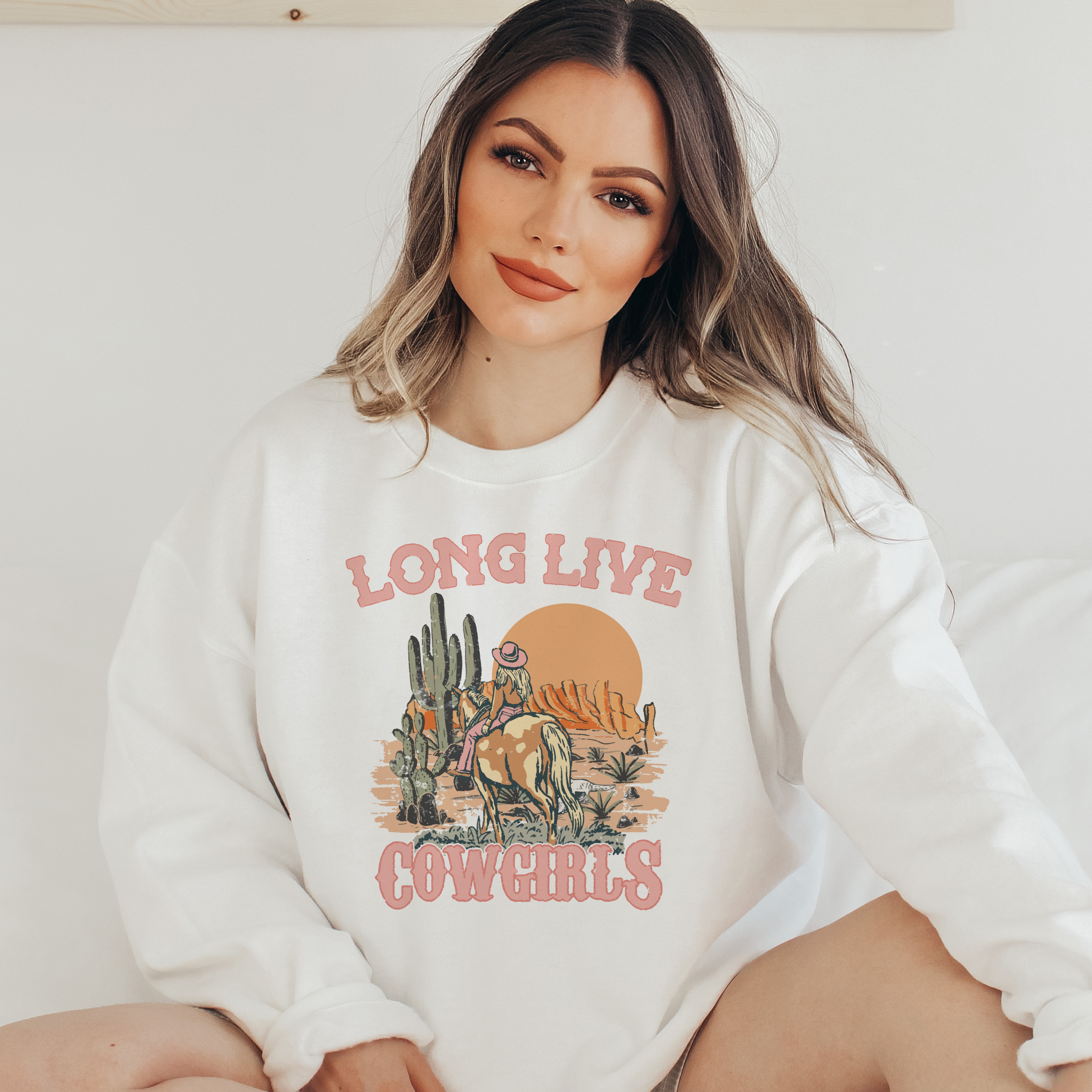 LONG LIVE COWBOYS Fleece Hoodie - Urban Suburban Apparel