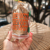Howdy Cowgirl Boot 16 oz glass cup