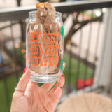 Howdy Cowgirl Boot 16 oz glass cup