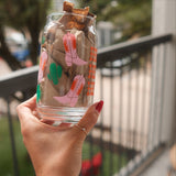 Howdy Cowgirl Boot 16 oz glass cup