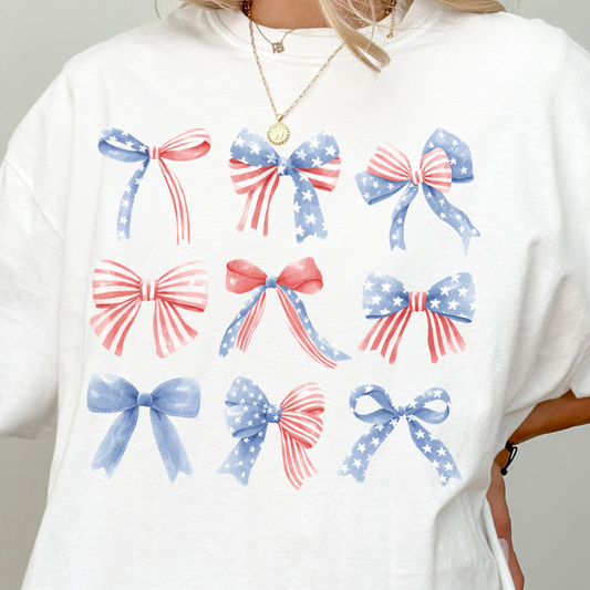 Fourth of July Stars and Stripes Boots T Shirt