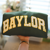 Baylor Patchwork Embroidered Sweatshirt or T Shirt