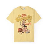 Talk Spooky To Me Halloween Pinup Girl T-Shirt