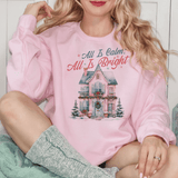 Christmas Charm Victorian Home Holiday Sweatshirt