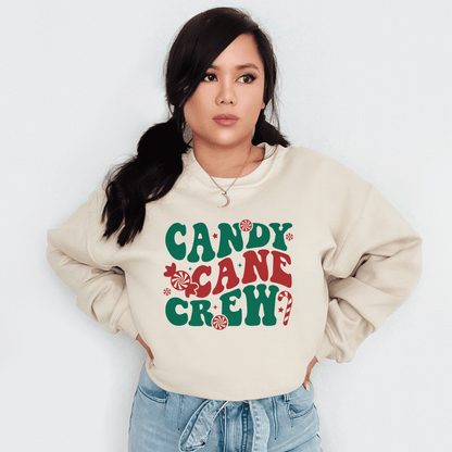 Candy Cane Crew Sweatshirt