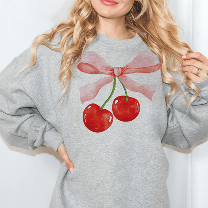 Sweet Bow Cherries Sweatshirt