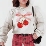Sweet Bow Cherries Sweatshirt