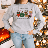 Christmas Cheer and Coffee Crewneck Sweatshirt