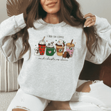 Christmas Cheer and Coffee Crewneck Sweatshirt