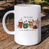Coffee and Cheer Festive Beverage Delight Holiday 12 oz Ceramic Mug
