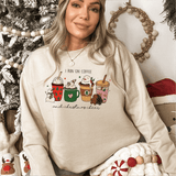 Christmas Cheer and Coffee Crewneck Sweatshirt
