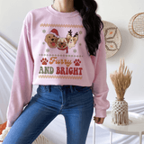 Christmas Furry and Bright Holiday Sweatshirt