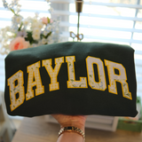 Baylor Patchwork Embroidered Sweatshirt or T Shirt