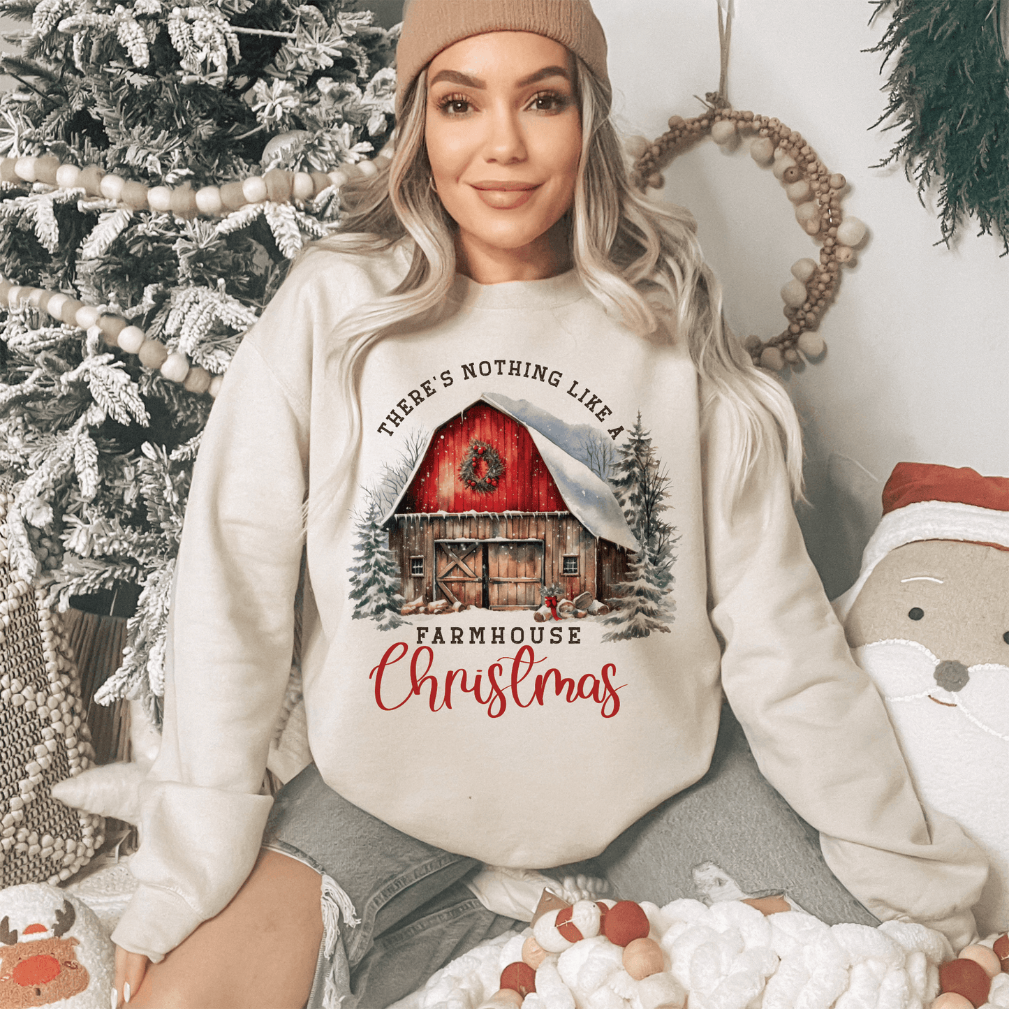 Farmhouse Christmas Cozy Sweatshirt
