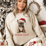 Santa Paws Frenchie Claus Holiday Sweatshirt