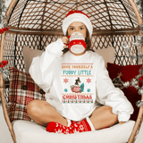 Cozy Dachshund Christmas Sweatshirt
